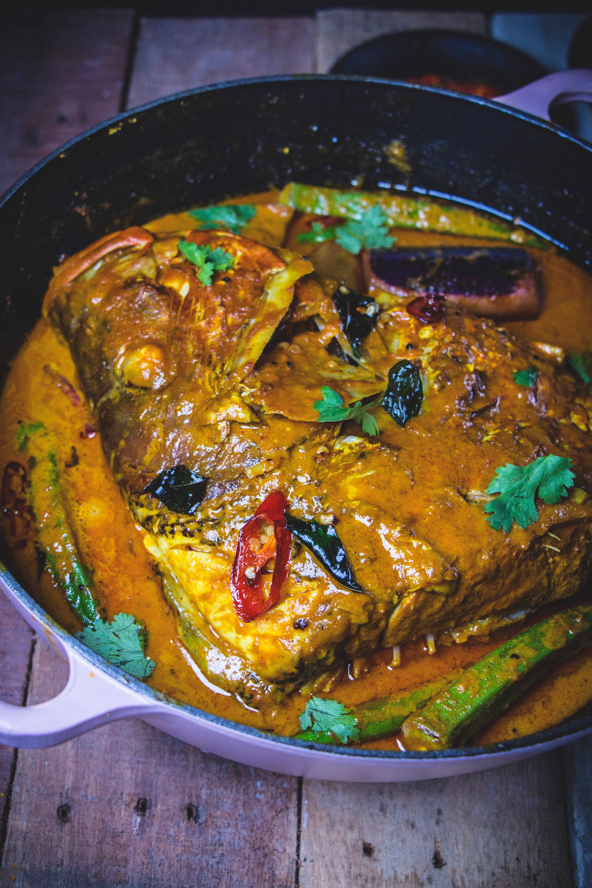 Spicy Fish Head Curry 06